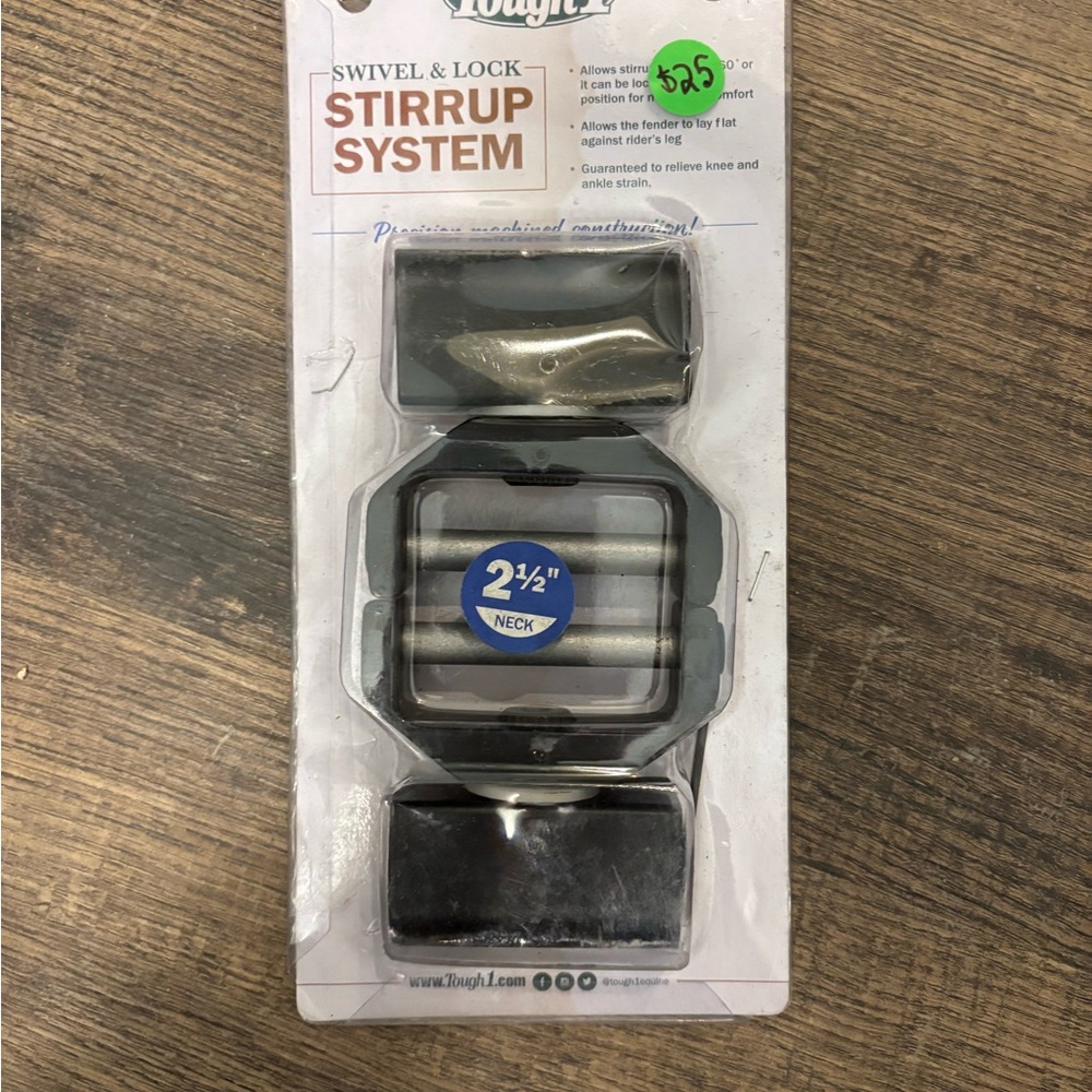 Swivel & Lock Stirrup System - Black